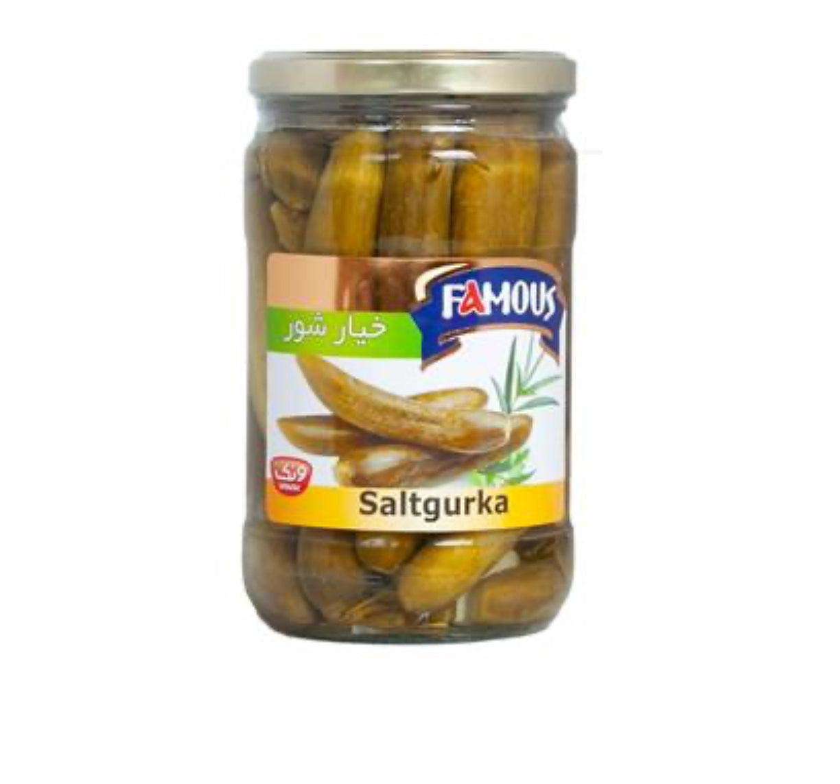 Saltgurka Famous 680g